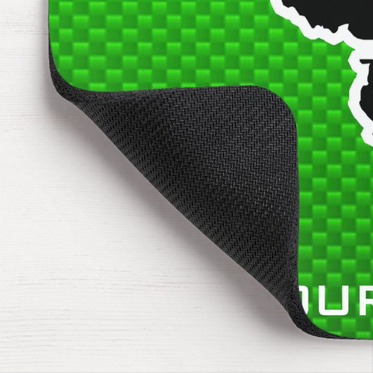 Rollerblading Polizist Mousepad (Ecke)