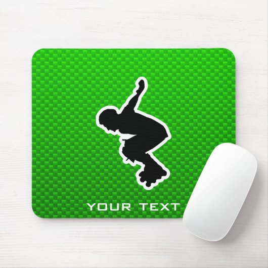 Rollerblading Polizist Mousepad (Mit Mouse)