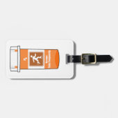 Rollerblase ist mein Medikament Gepäckanhänger (Vorderseite horizontal)