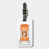 Rollerblase ist mein Medikament Gepäckanhänger (Vorderseite vertikal)