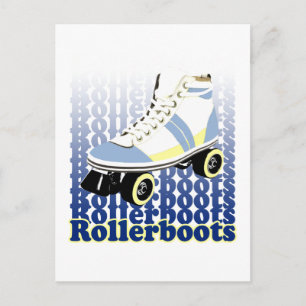 Rollerboots Postkarte