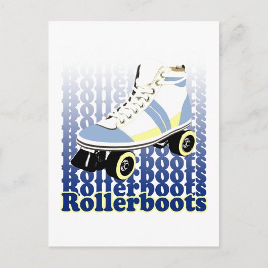Rollerboots Postkarte (Vorderseite)