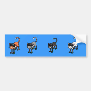 Rollercats Autoaufkleber