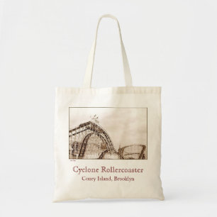 Rollercoaster Budget Leinwand Tasche