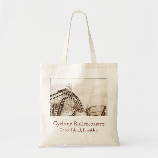 Rollercoaster Budget Leinwand Tasche (Vorne)