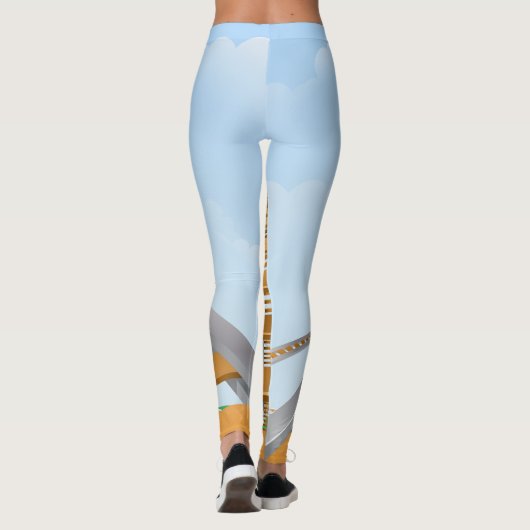 Rollercoaster Leggings (Rückseite)