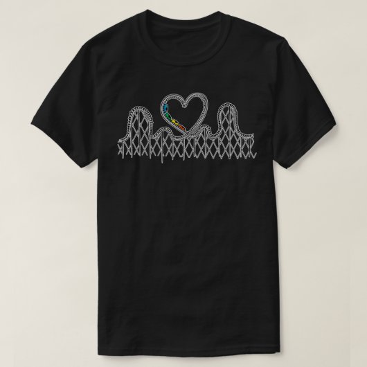 Rollercoaster Lover Gift Rollercoaster Thrilling H T-Shirt (Design vorne)