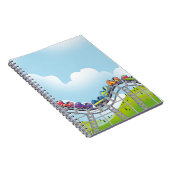 Rollercoaster Notizblock (Rechte Seite)