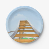 Rollercoaster Pappteller (Vorderseite)