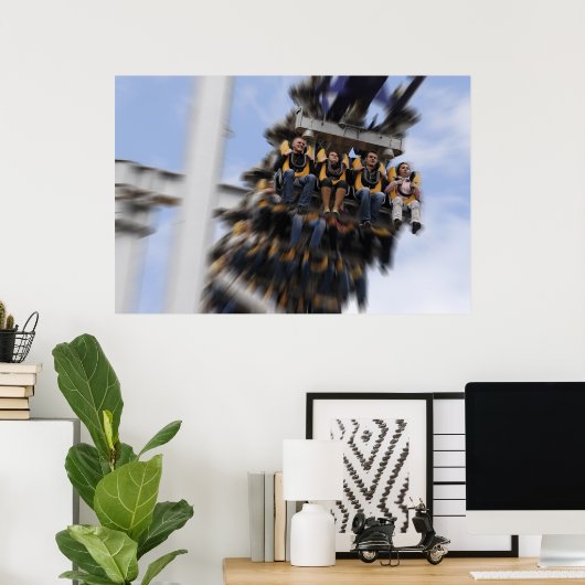 Rollercoaster Poster (Heimbüro)