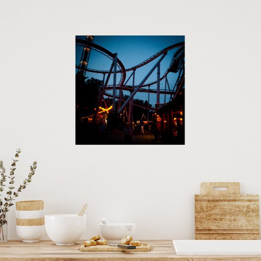 Rollercoaster Poster (Küche)
