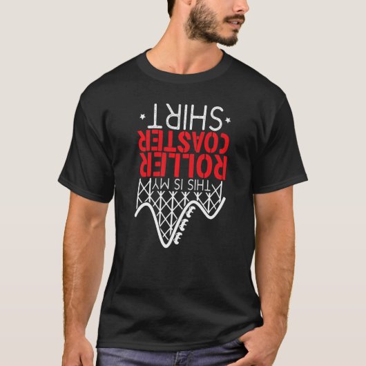 Rollercoaster Ride Das ist mein bester Roller-Unte T-Shirt (Vorderseite)