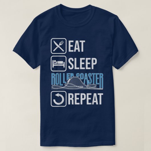 Rollercoaster Rollercoaster Amusement Park Gift Fa T-Shirt (Design vorne)