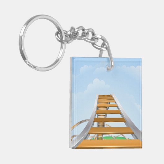 Rollercoaster Schlüsselanhänger (Vorderseite links)
