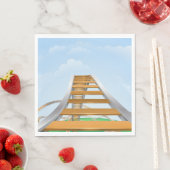 Rollercoaster Serviette (Beispiel)