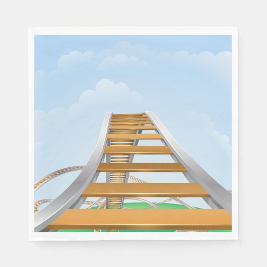 Rollercoaster Serviette (Vorderseite)