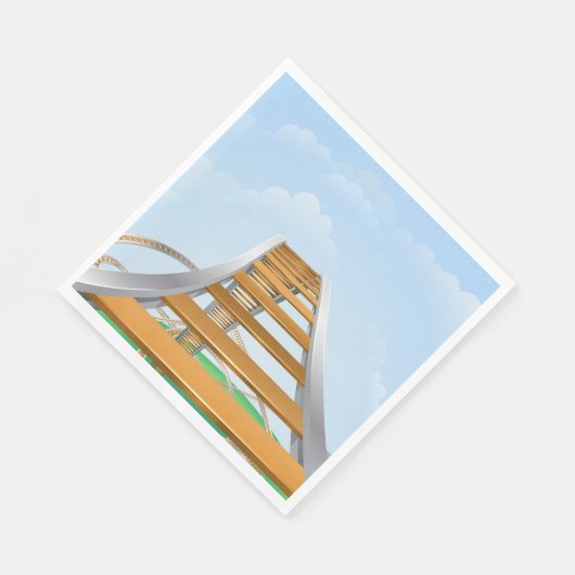 Rollercoaster Serviette (Ecke)