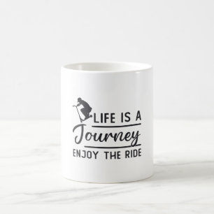 Rollerfahrer Leben Ist Eine Reise Escooter Lustig Kaffeetasse