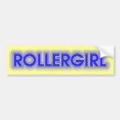 rollergirl autoaufkleber (Vorne)
