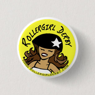 Rollergirl Derby Knöpfe! Button