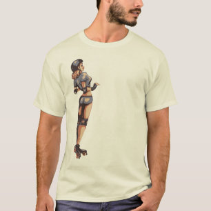 Rollergirl T-Stück T-Shirt
