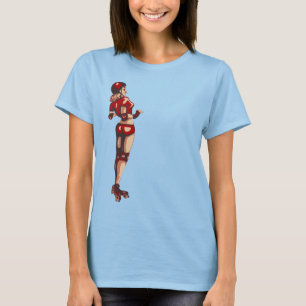 Rollergirl T-Stück T-Shirt