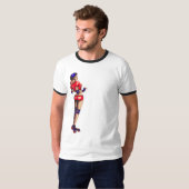 Rollergirl T-Stück T-Shirt (Vorne ganz)