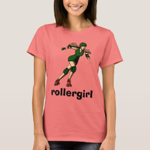 Rollergirl T-Stück T-Shirt