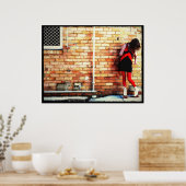 Rollergrl Poster (Küche)