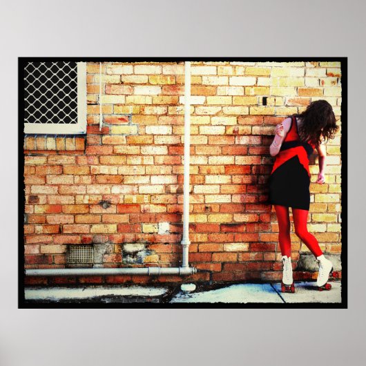 Rollergrl Poster (Vorne)