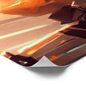 Rollergrl Poster (Ecke)