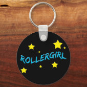 Rollergrl Schlüsselanhänger (Vorderseite)
