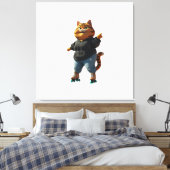 Rollerkönigin Leinwanddruck (Insitu (Schlafzimmer))