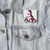 Rollermädchenknopf Button (Beispiel)