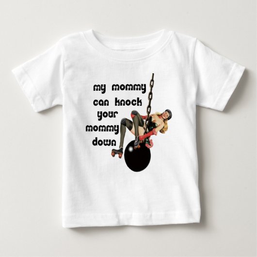 RollerMom T-Stück Baby T-shirt (Vorderseite)