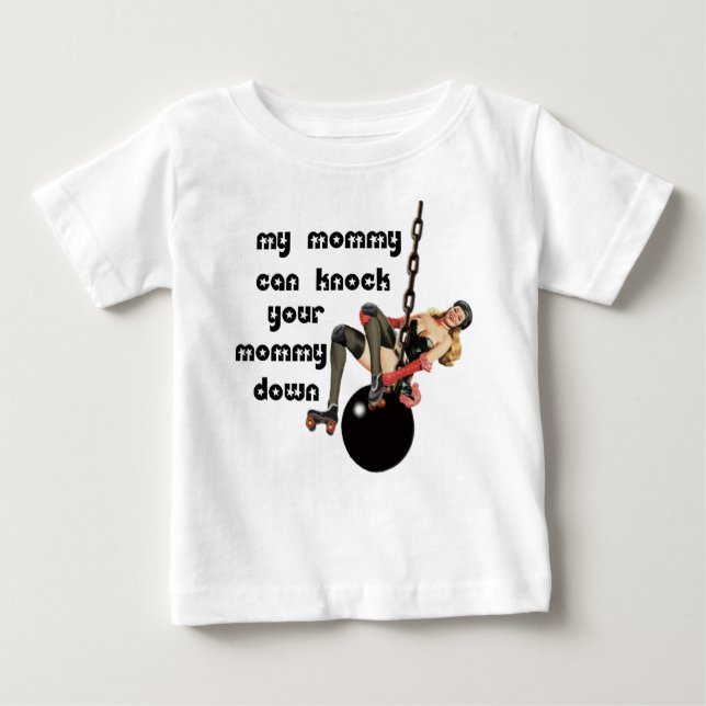 RollerMom T-Stück Baby T-shirt (Vorderseite)