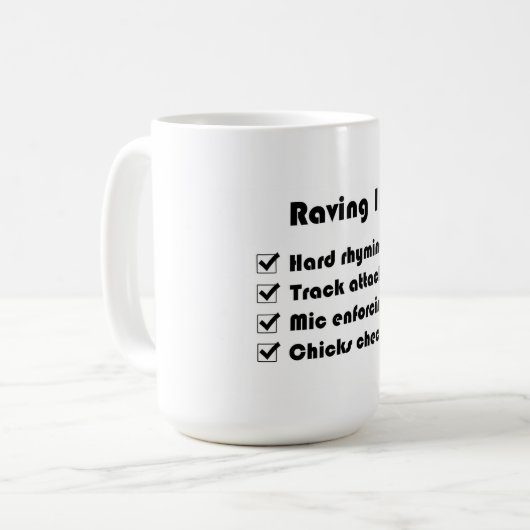 Rollerraver-Tasse Kaffeetasse (Vorderseite Links)