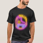 Rollers Quad Skate Lights Quad Skaten Fanatic T-Shirt (Vorderseite)
