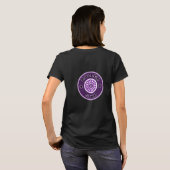 Rollerskate Mädchen-T - Shirt (Schwarz voll)