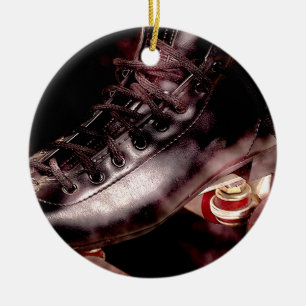 Rollerskate Rollen-Derby-Schmutz-Art Keramikornament