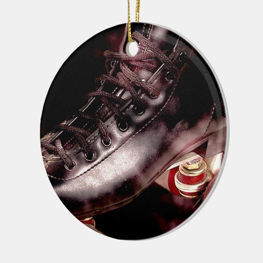 Rollerskate Rollen-Derby-Schmutz-Art Keramikornament (Links)
