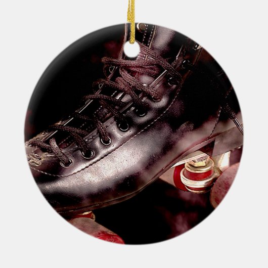 Rollerskate Rollen-Derby-Schmutz-Art Keramikornament (Hinten)