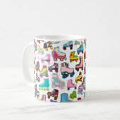 Rollerskate Roller Derby Inspirierte Tasse (Vorderseite Links)
