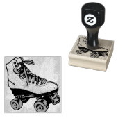 Rollerskates achtzig gummistempel (Stempel)