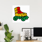 Rollerskates Poster (Heimbüro)