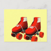Rollerskates Postkarte (Vorderseite)