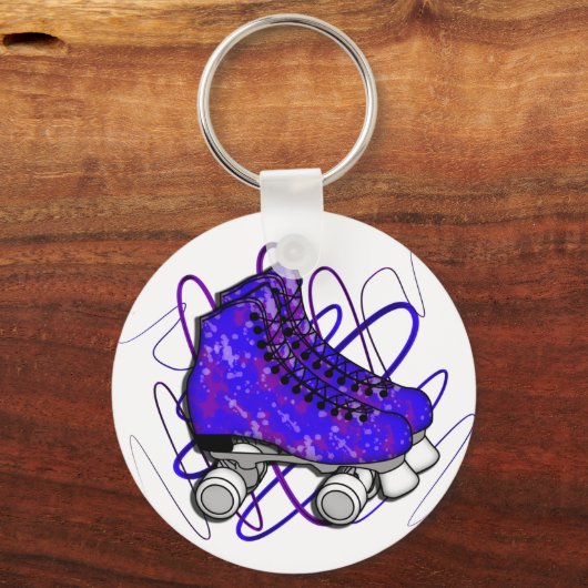 Rollerskates Schlüsselanhänger (Vorderseite)