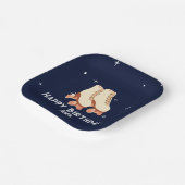 Rollerskating Birthday Party Plate Pappteller (Gewinkelt)