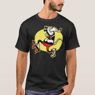 RollerSkating Funky Rink Rat Retro 60er 70er T-Shirt