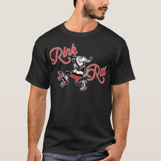 RollerSkating Funky Rink Rat Retro 60er T-Shirt